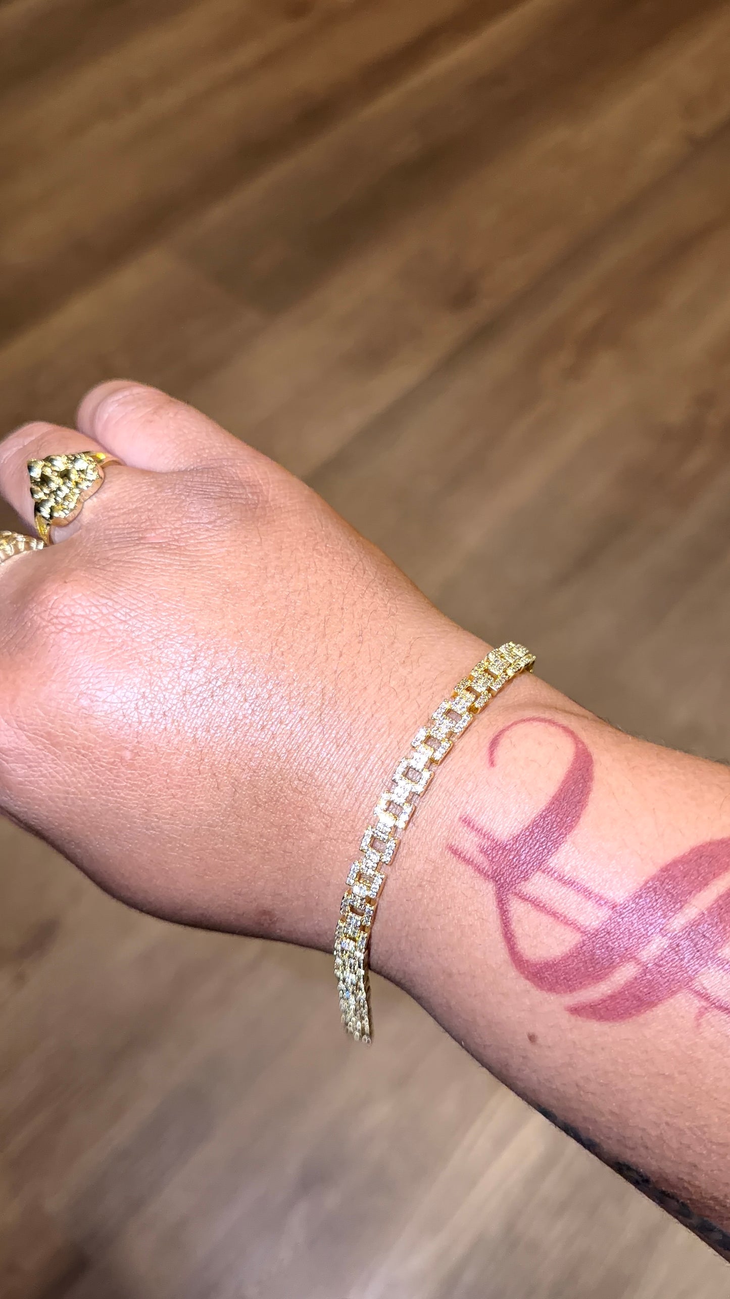 Two Tone link bracelet