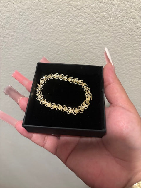 Cut Out Heart Bracelet