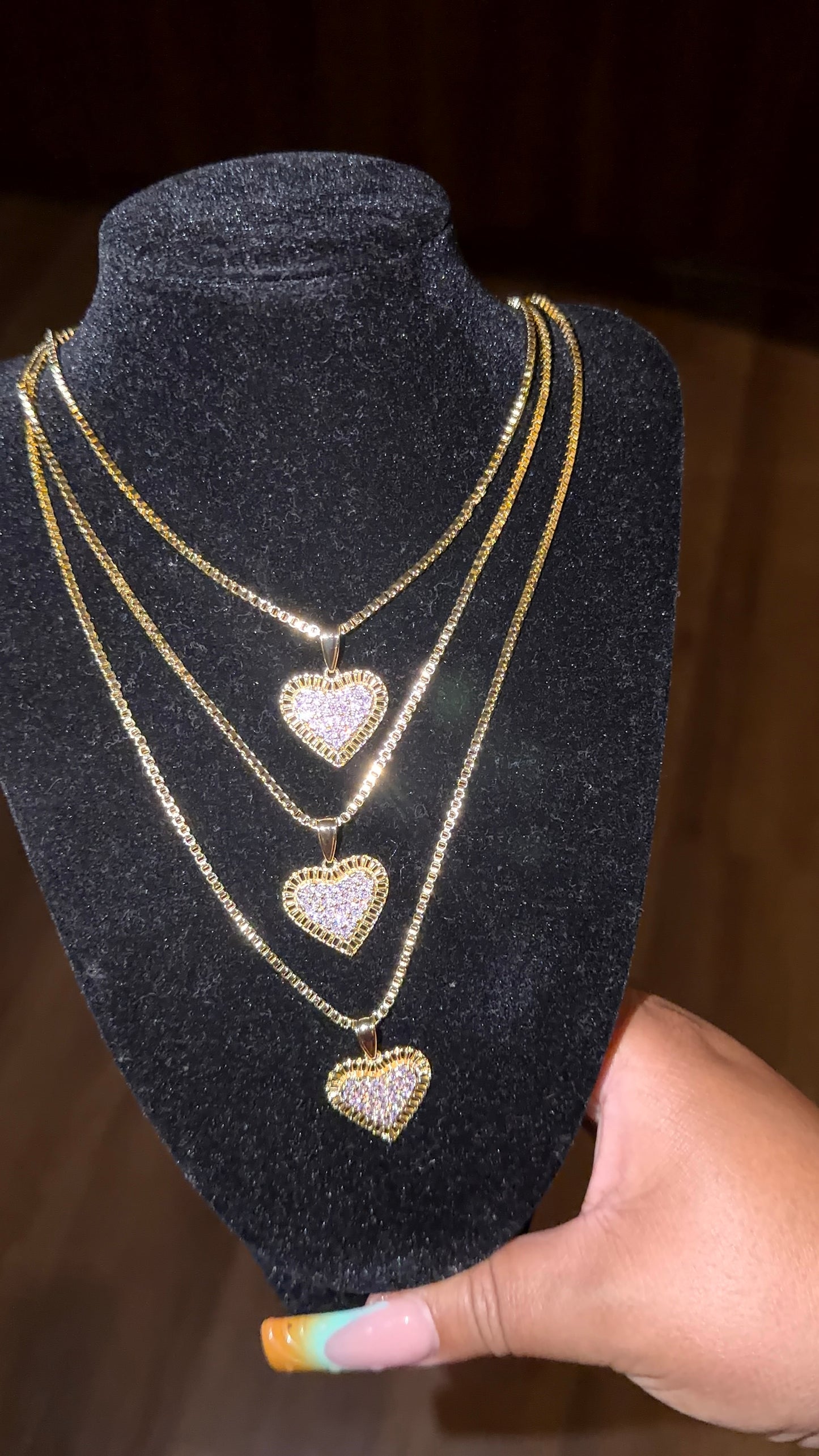 Pinka Precious Heart Necklace