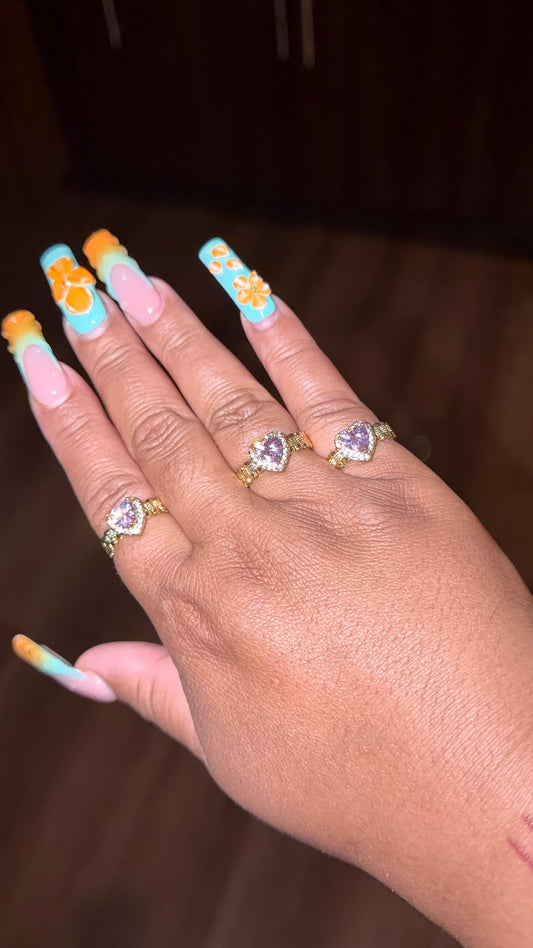 Pop out heart Ring