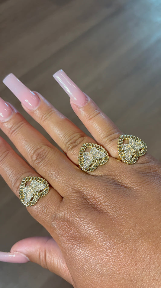 Butterfly Rolex Ring