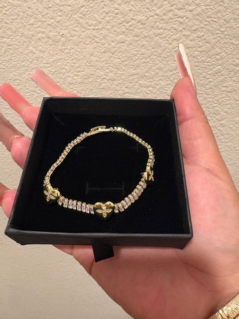 3 hearts bracelet