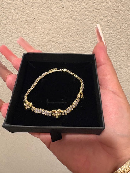 3 hearts bracelet