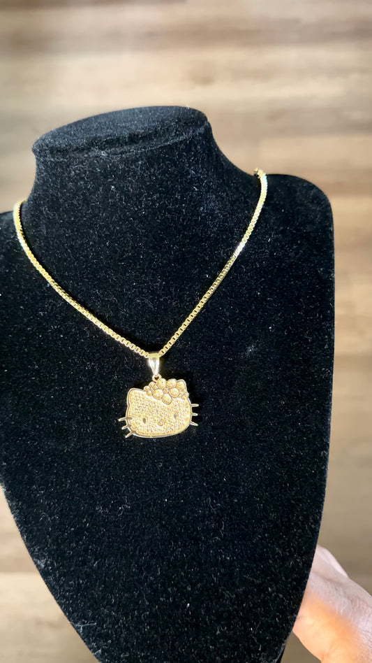 HK big face Necklace