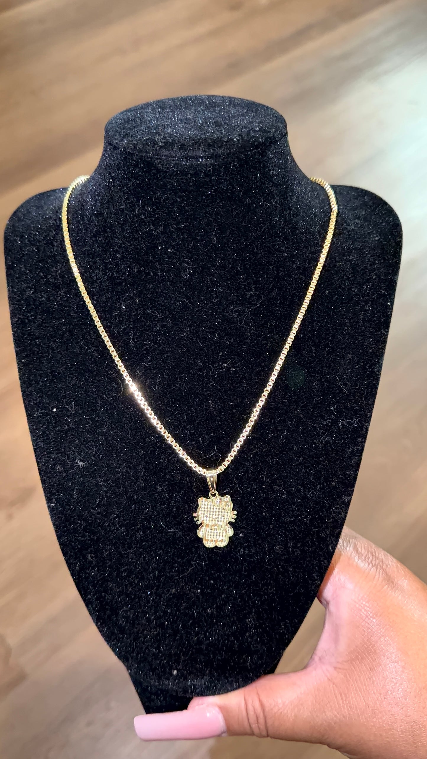 Hello K. Full body necklace