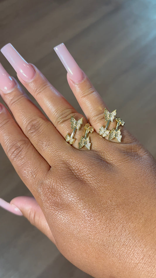 Bfly wraparound ring
