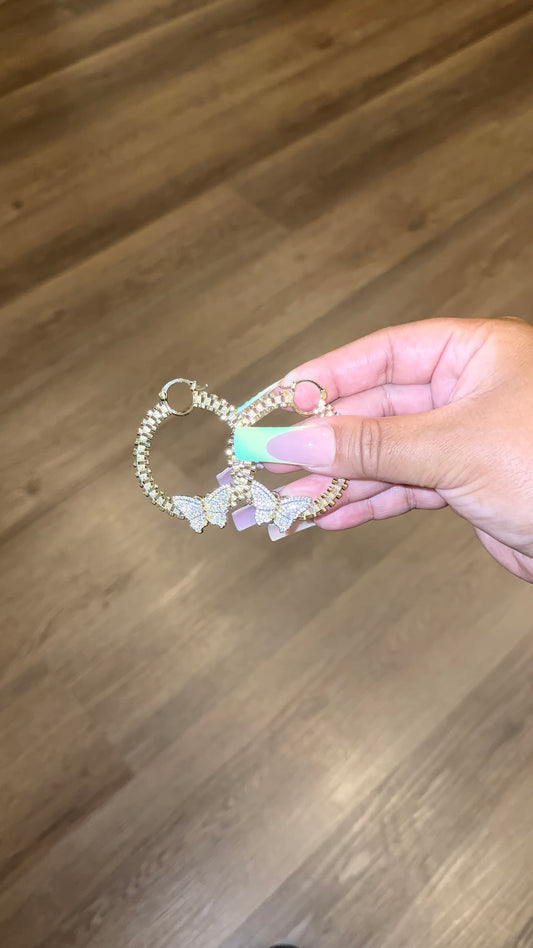 Butterfly Rolex Earrings